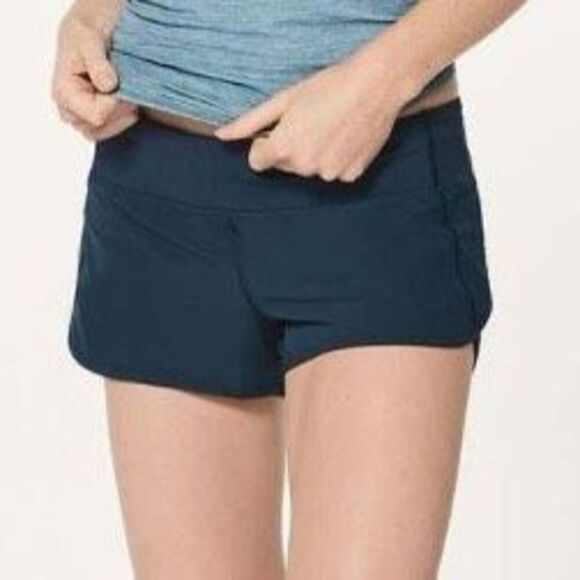 Lululemon Speed Short 4 Way Stretch Jaded Size 8 - Picture 2 of 10